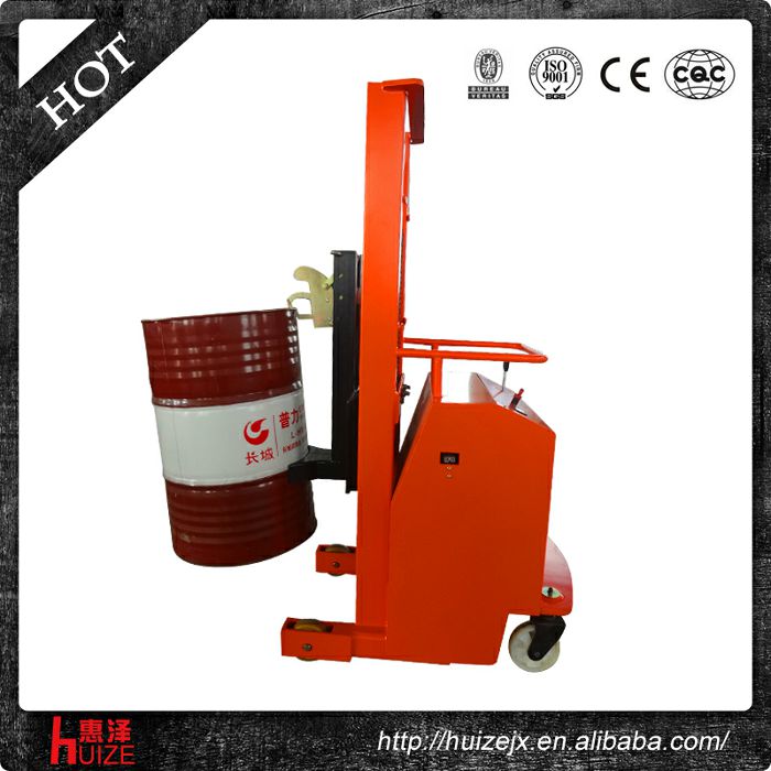 半電動配重油桶車（無底腿，只堆垛，不翻轉）