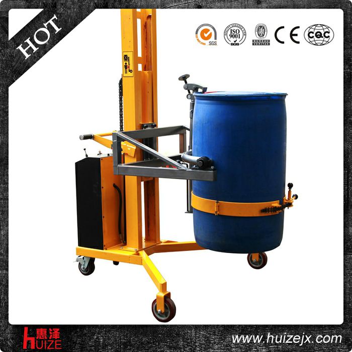 半電動(dòng)油桶車（直角腿，夾鐵桶翻轉(zhuǎn)）